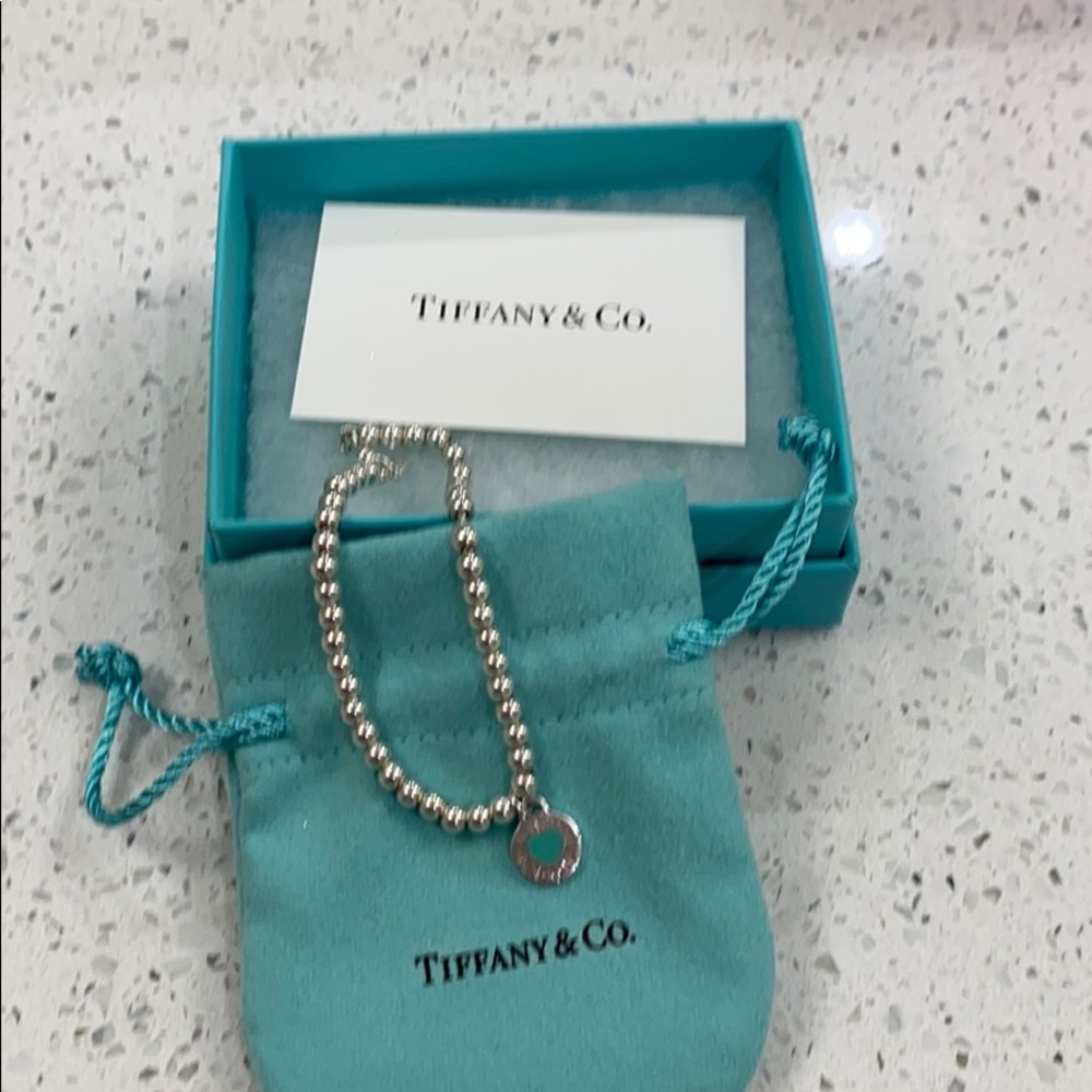 Tiffany Sterling Silver Small Beas Bracelet